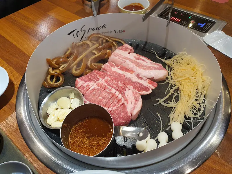 다담시리 고기 한 상차림