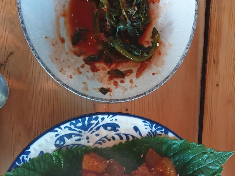 경계봉주막에서 제공되는 밑반찬