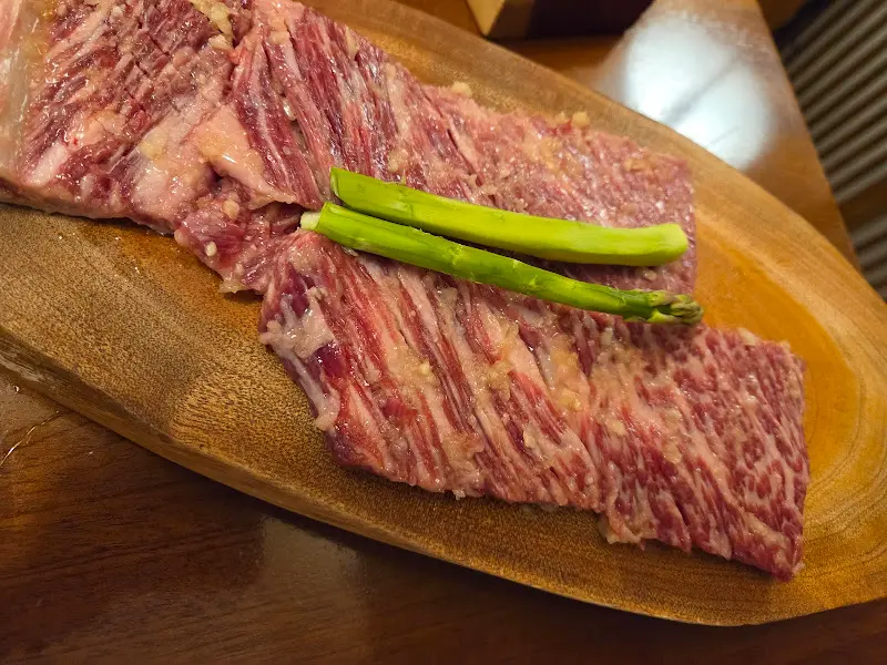 환상적인 마블링의 생갈비