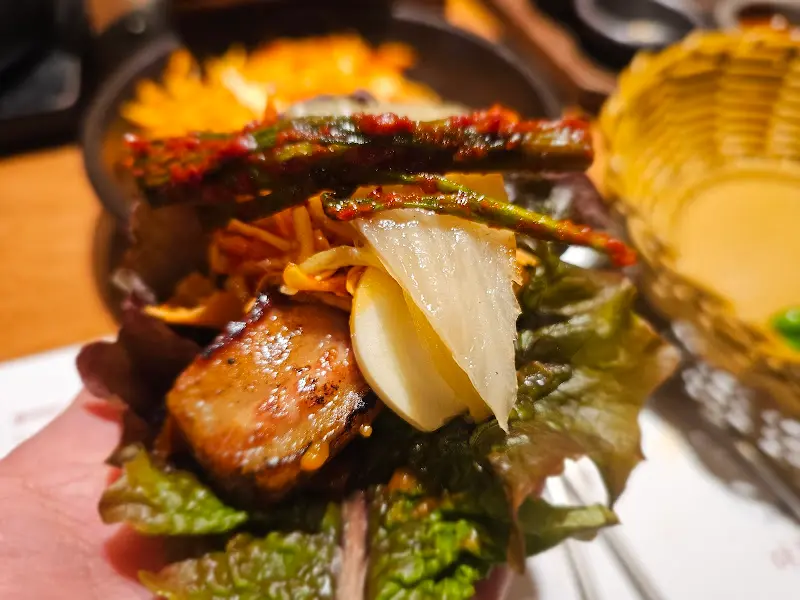 다채로운 쌈 조합