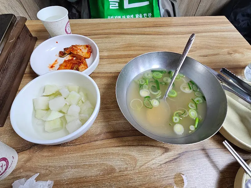 기본으로 제공되는 멸치 육수