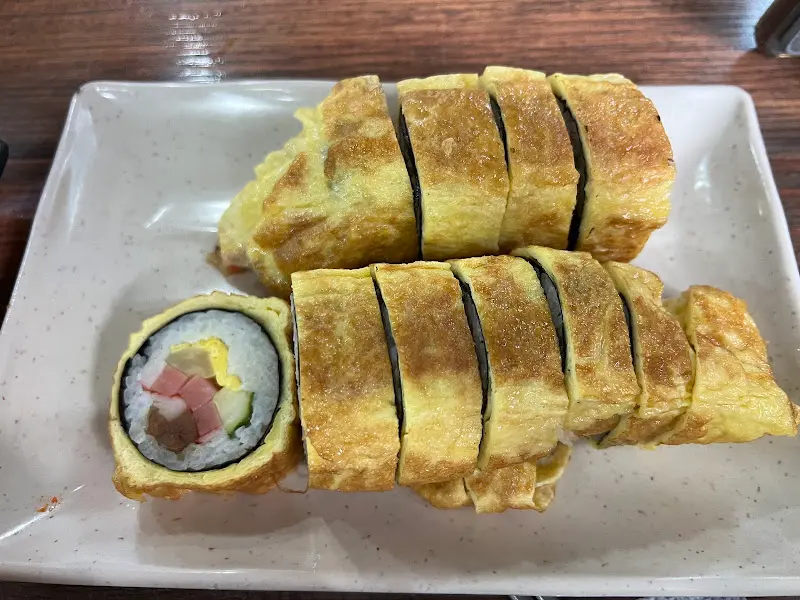 메밀우동과 튀김