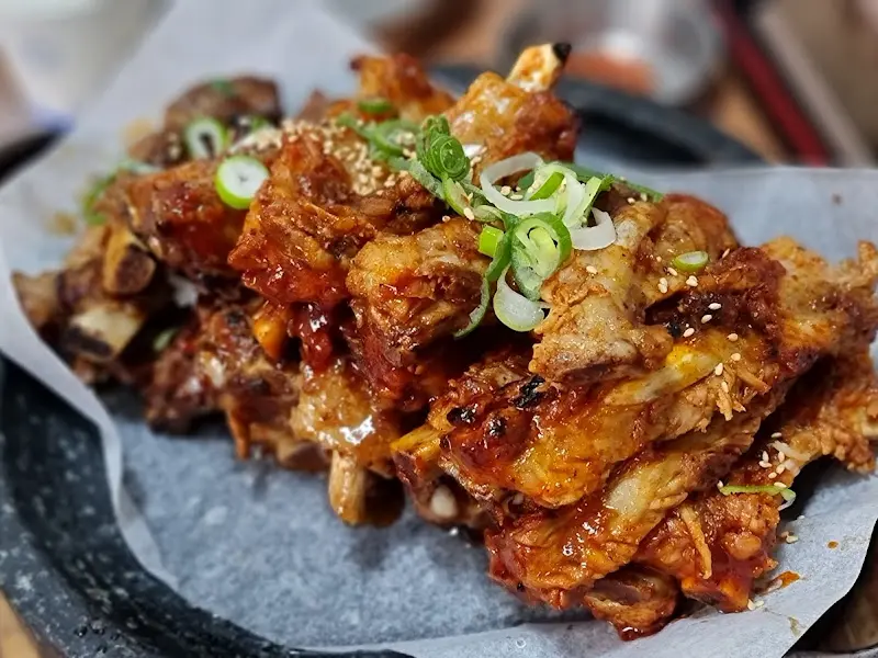 등갈비 단독 샷