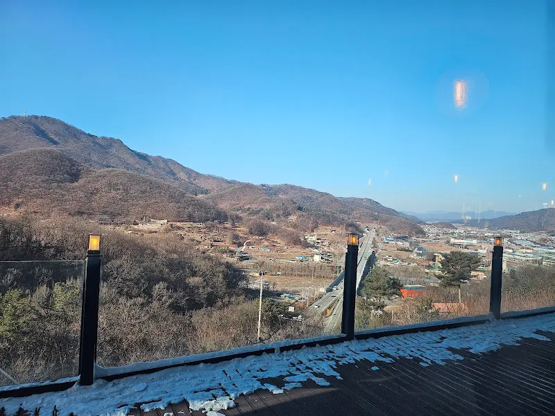 상하목장 카페에서 바라본 풍경