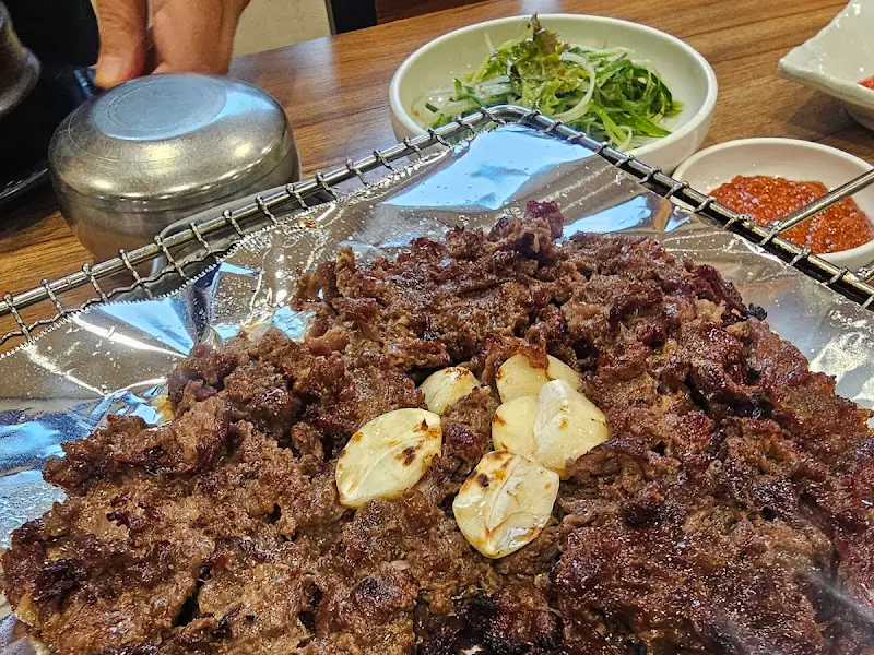 언양불고기와 통마늘