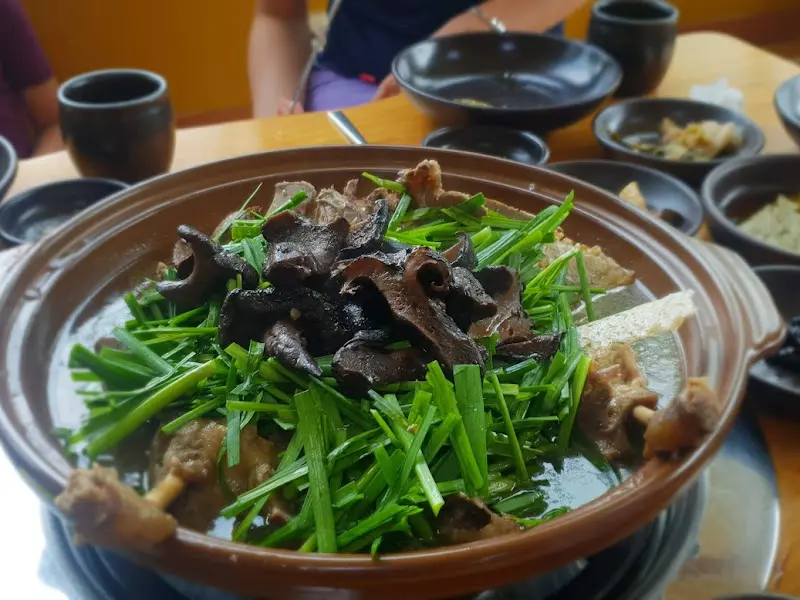 오리호박구이 한 상 차림