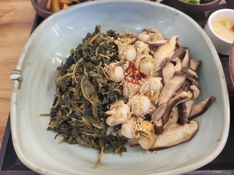 나물밥 클로즈업