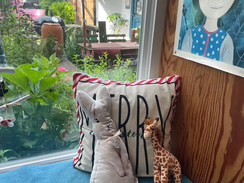 카페 정원의 모습