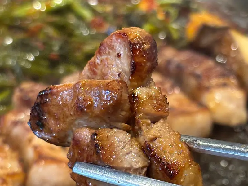 잘 구워진 삼겹살