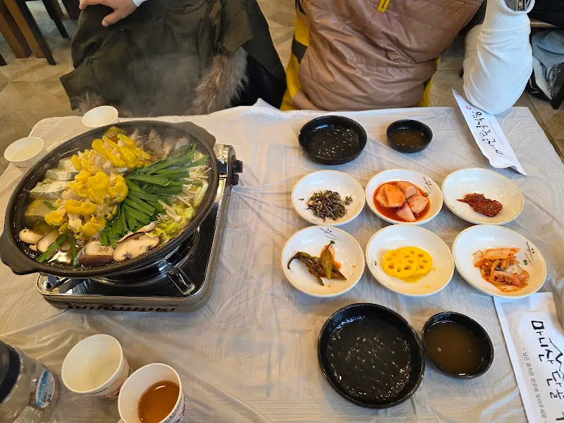 젓국갈비 한 상 차림