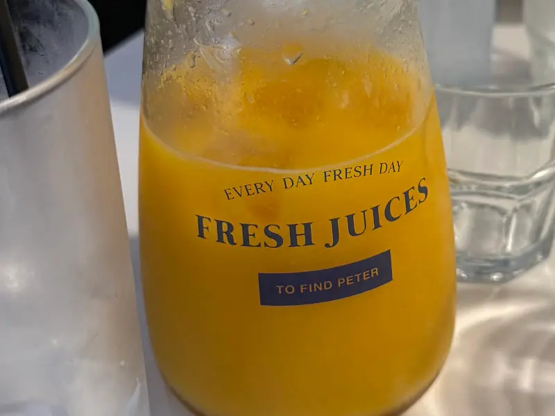 착즙 오렌지 주스