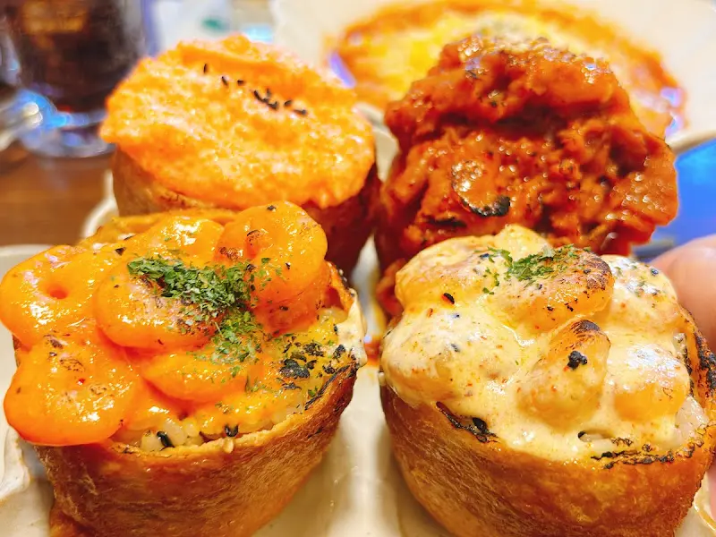 다채로운 유부초밥 클로즈업