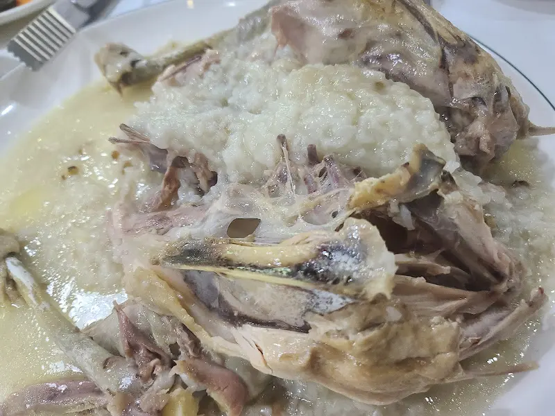 닭과 율무 누룽지