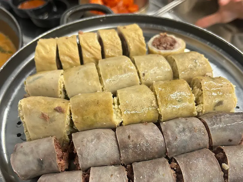 윤기가 흐르는 막창순대