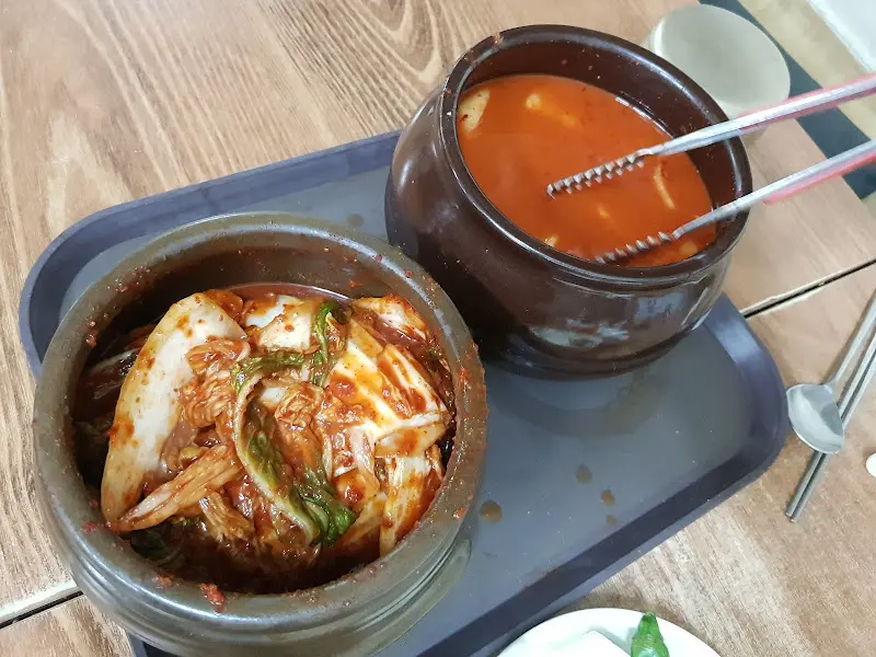 김치 깍두기 확대샷
