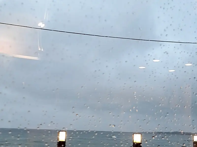 미영이네 조천직영점 창밖 풍경