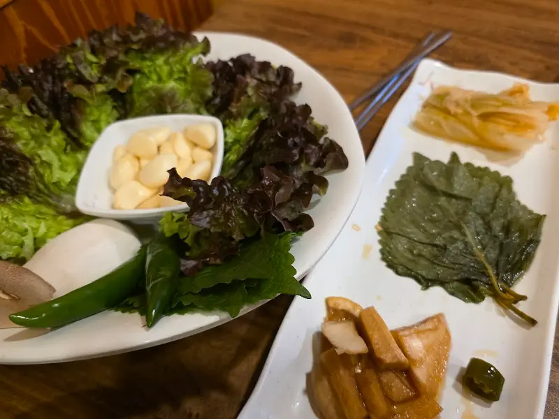 다양한 쌈 채소