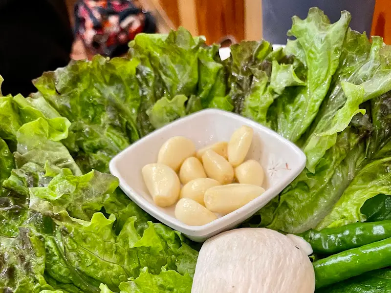 마늘과 쌈 채소