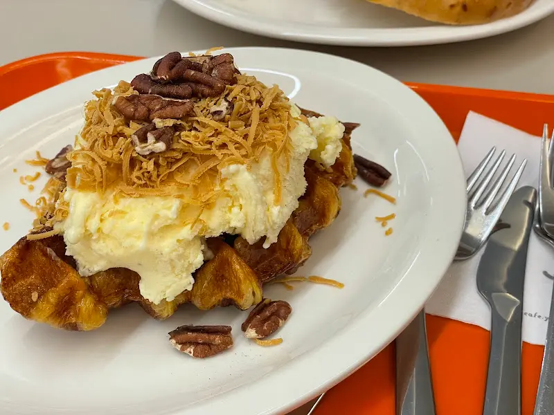 유유재 아이스크림 크로플