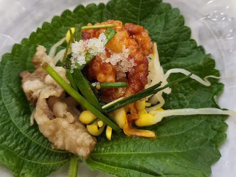 차돌 쭈꾸미 쌈