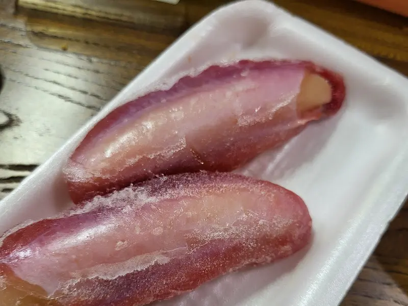 홍어회 단독 샷