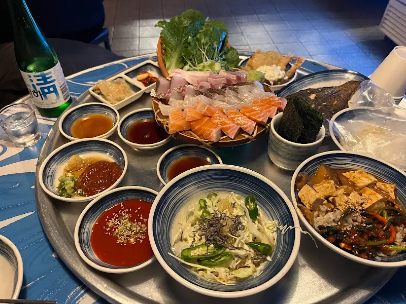 숙성회 모듬 한 상