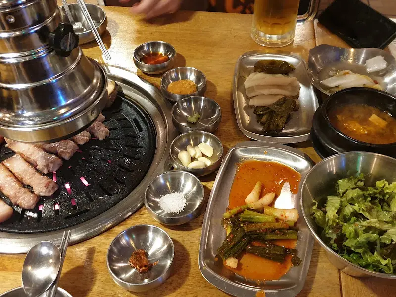 김치말이국수와 밑반찬