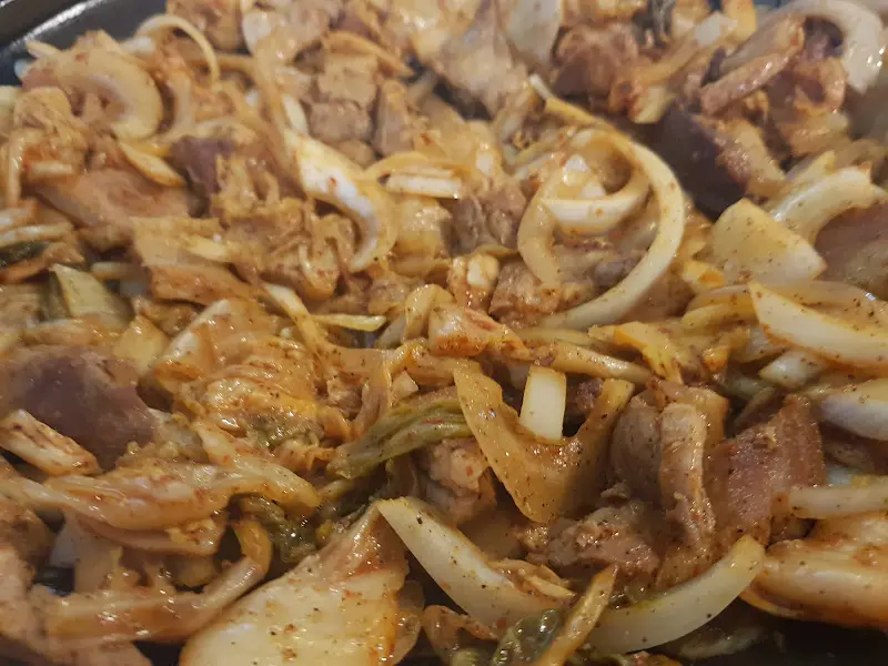 돼지김치구이 확대 사진
