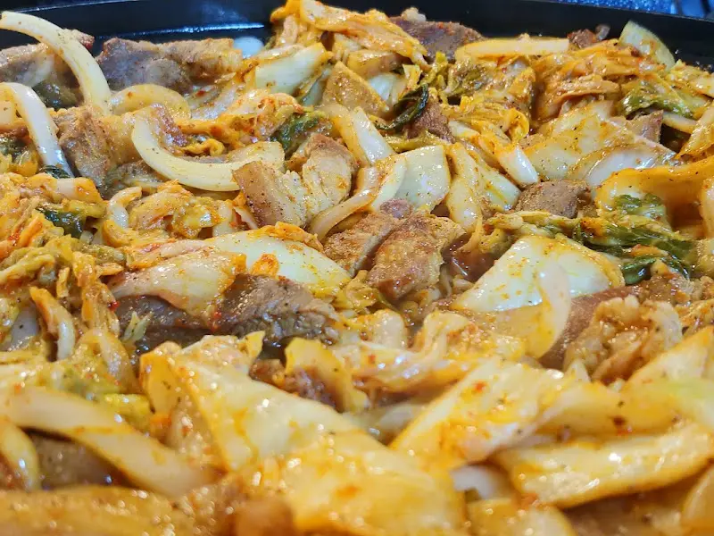 돼지김치구이 전체 모습