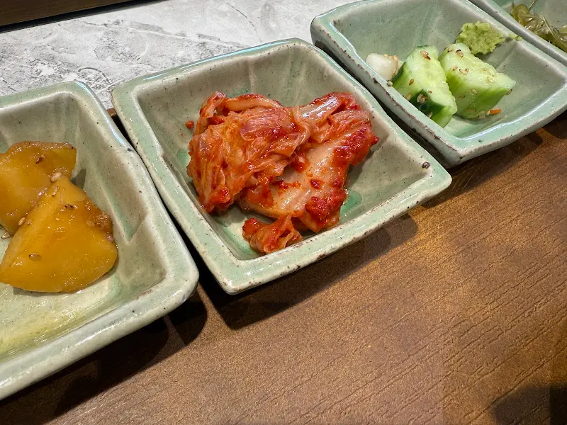 정갈한 밑반찬 클로즈업