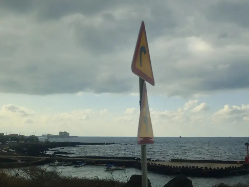 애월 해안도로 풍경