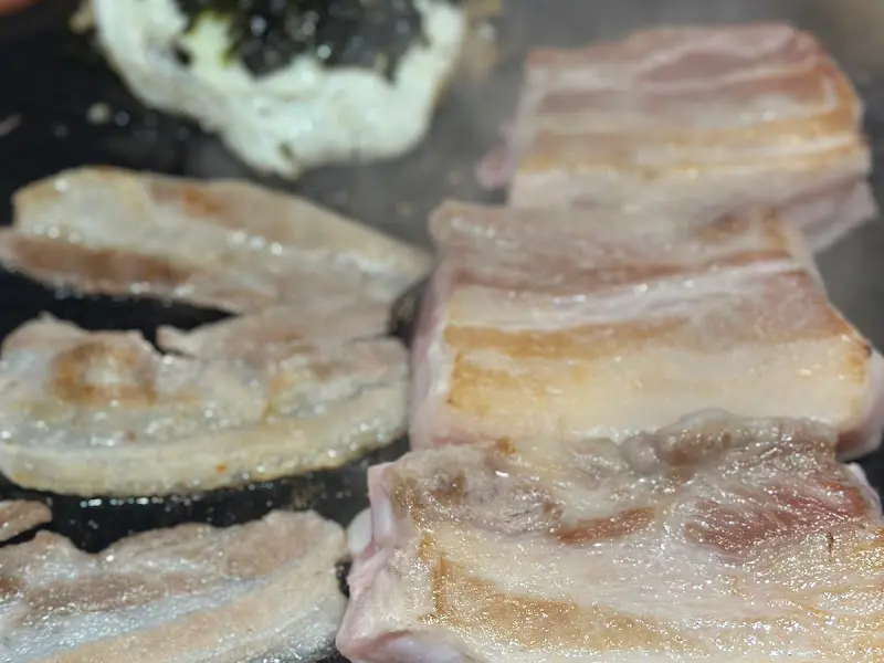 삼겹살 클로즈업