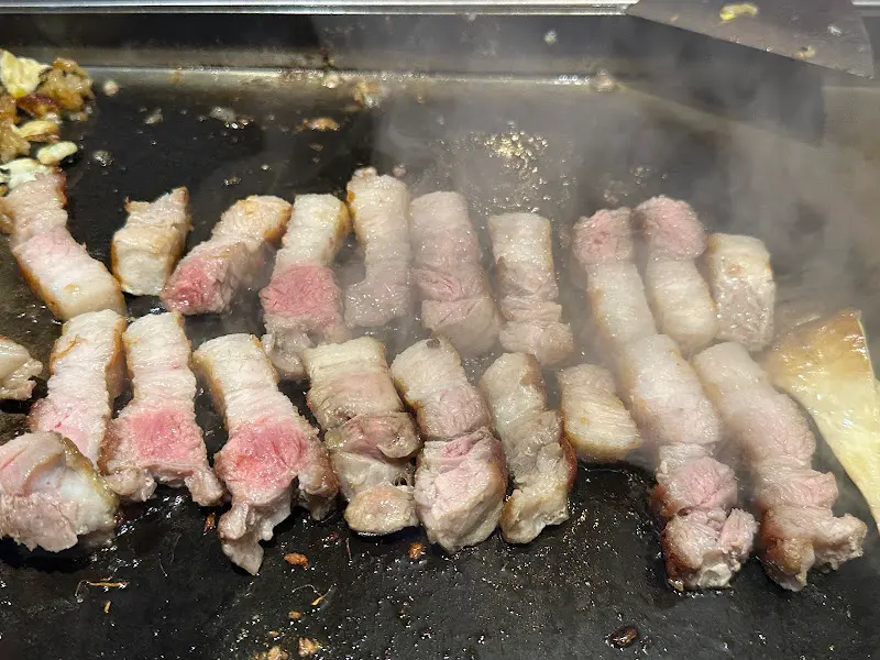 잘 익은 삼겹살