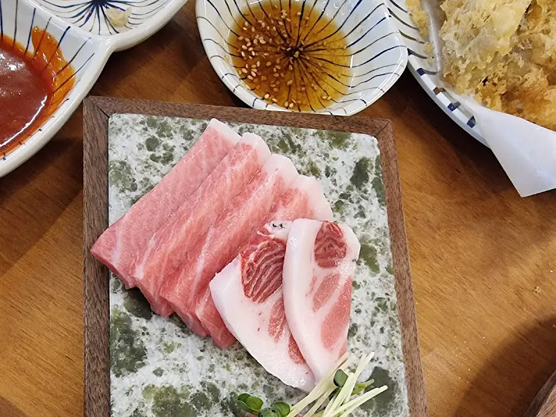 참치의 아름다운 마블링