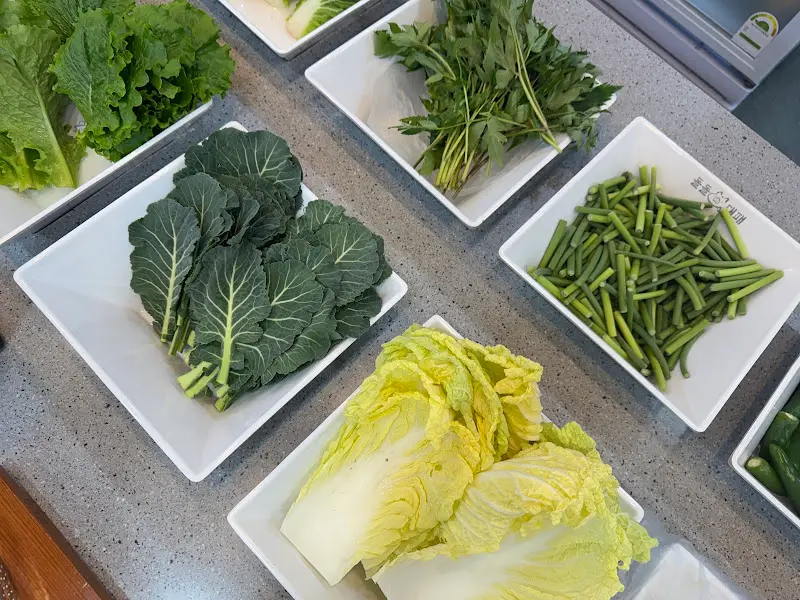 돌돌대패 연산토곡점 샐러드바 채소