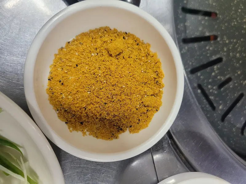 카레 가루 클로즈업 사진