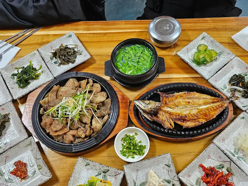 정식 메인 요리 클로즈업