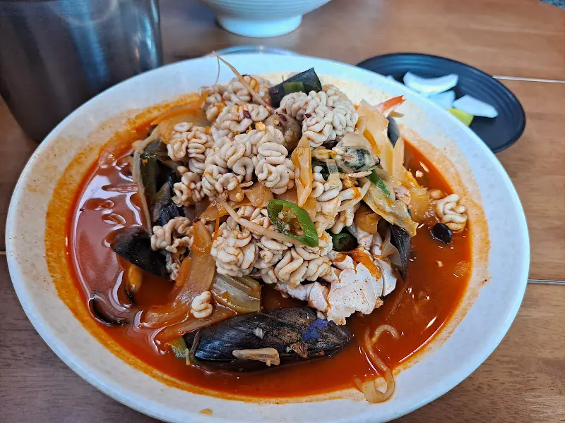 곤이가 듬뿍 들어간 짬뽕