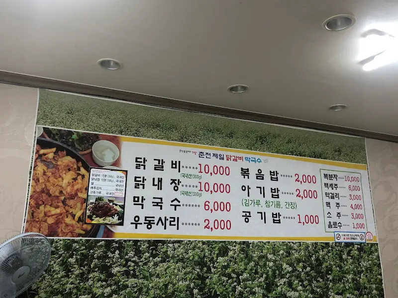 맛있게 볶아진 닭갈비