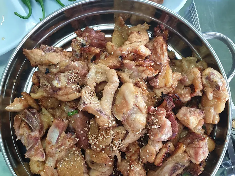 토종닭 숯불구이