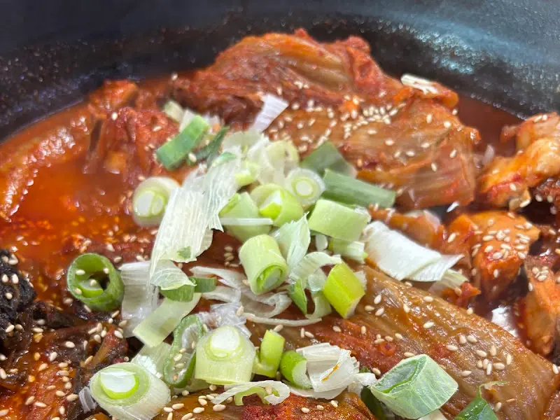 묵은지 닭볶음탕 클로즈업