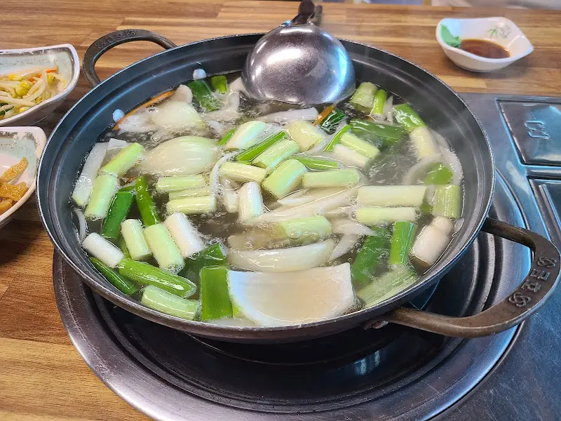 낙지 연포탕 근접샷