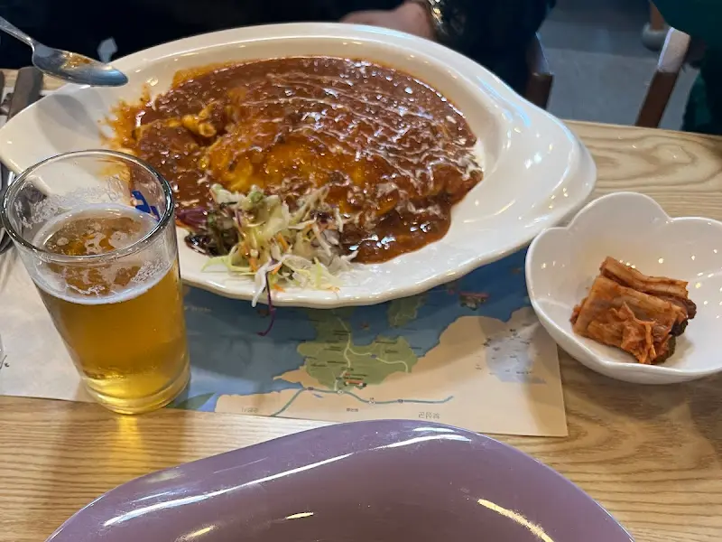 계란 이불 덮은 오므라이스