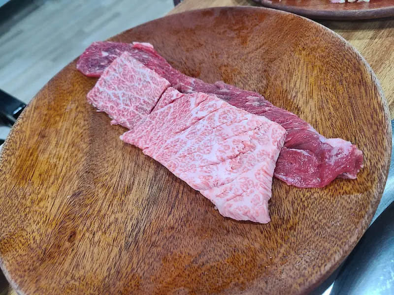 환상적인 마블링의 생갈비