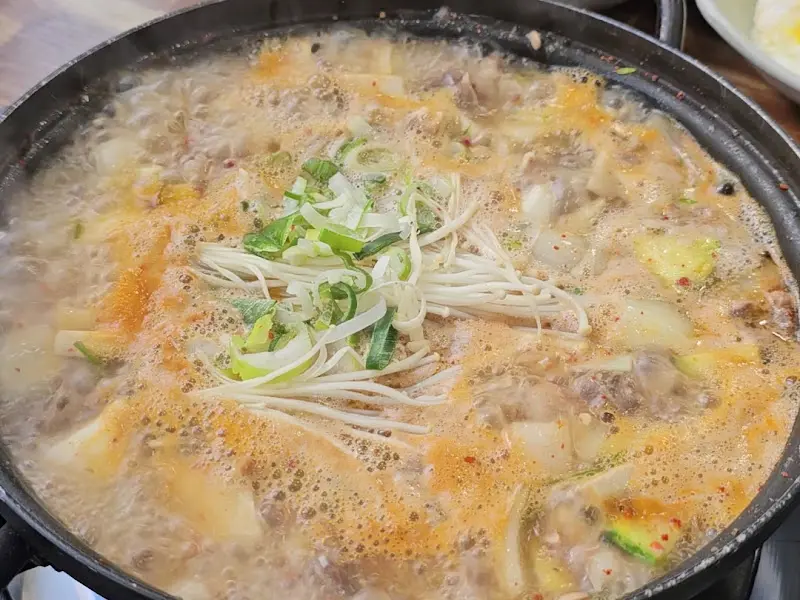 차돌된장찌개