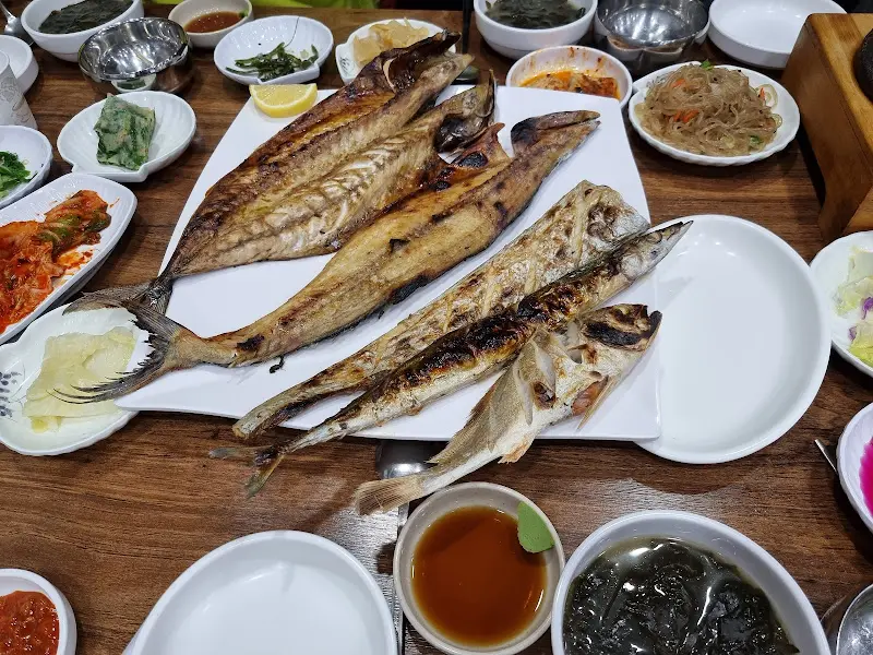 모듬 생선구이 한 상 차림