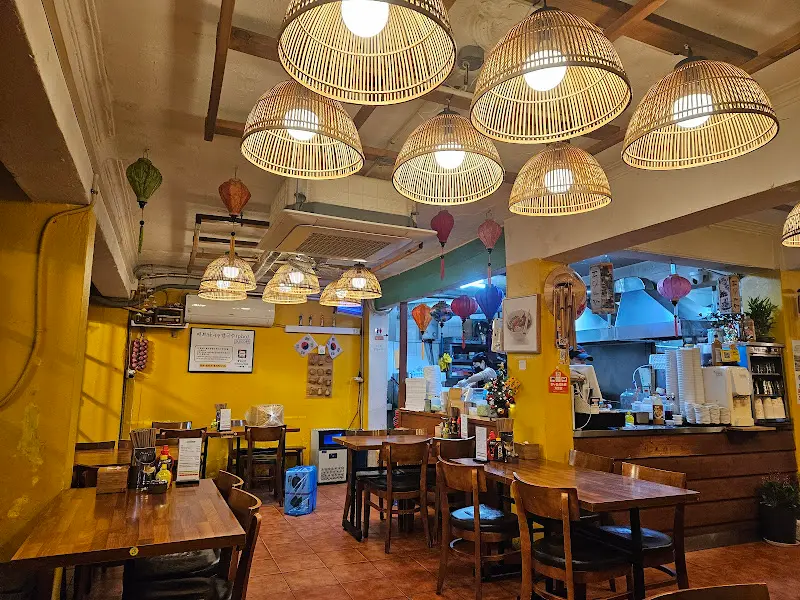 그린하노이 내부 테이블