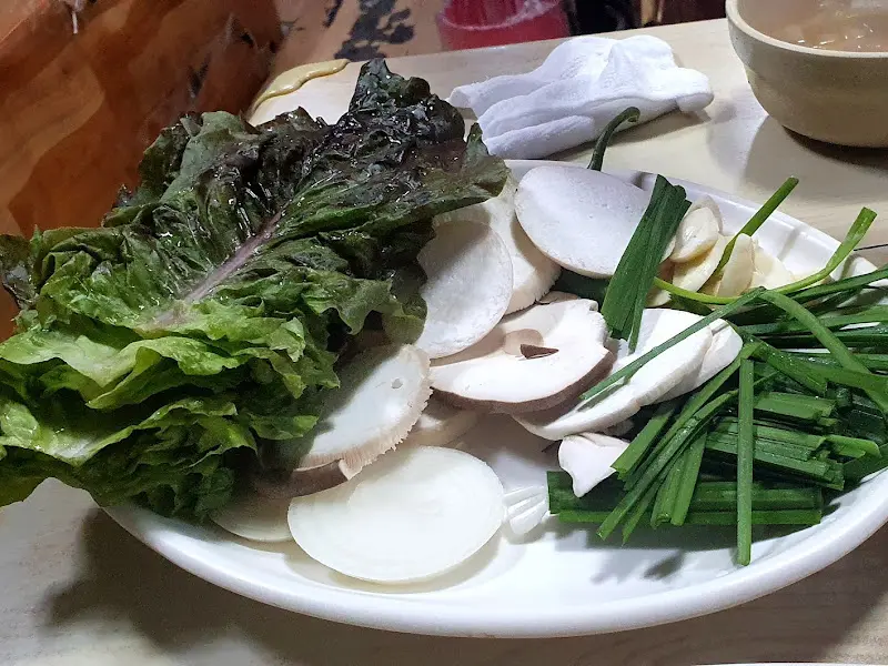 푸짐한 쌈 채소