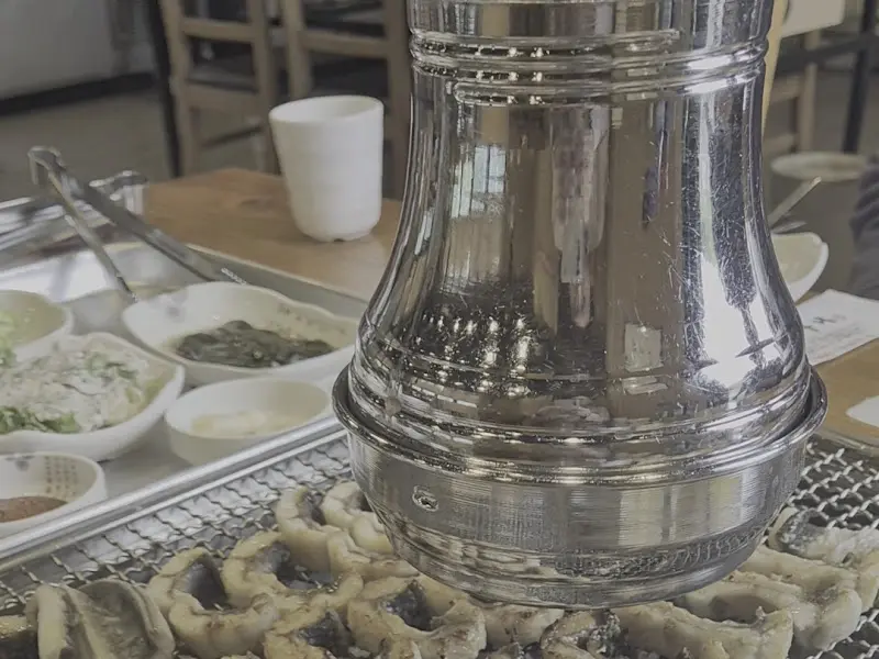 테이블 위 환풍구