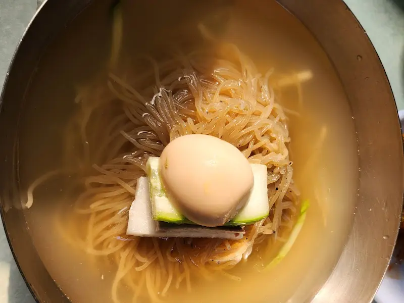 물냉면의 비주얼